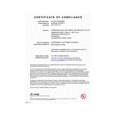 certifications